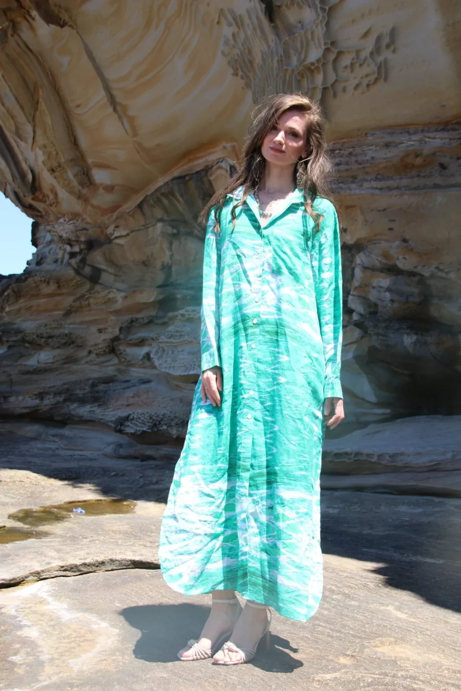 Paluma green long coat