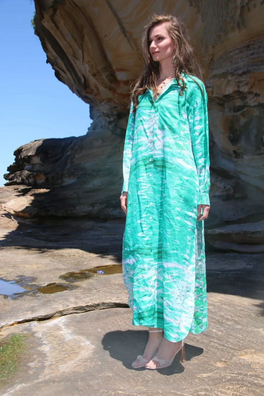 Paluma green long coat